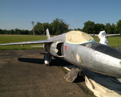 Freshly painted exterior of the Gnat