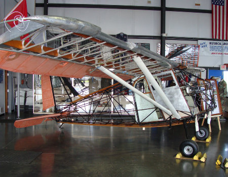 Squadron volunteers building the fuselage, rewiring and fitting the wings