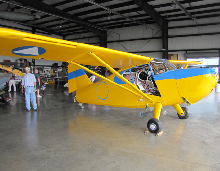 Final assembly of the restored Stinson 10
